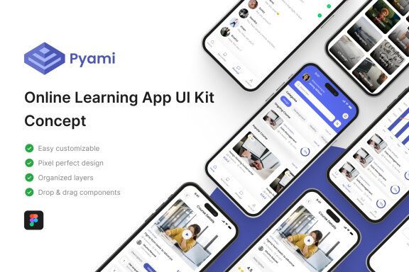 Online Learning App UI Kit