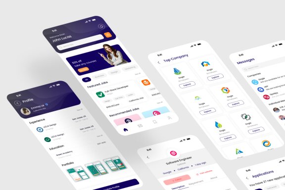 Job Finder App UI Kit