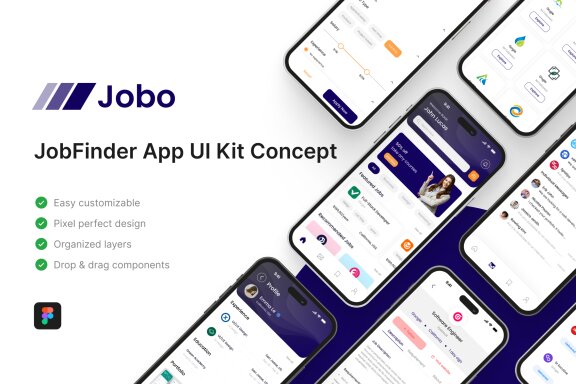 Job Finder App UI Kit