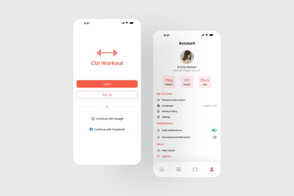 Workout App UI Kit 