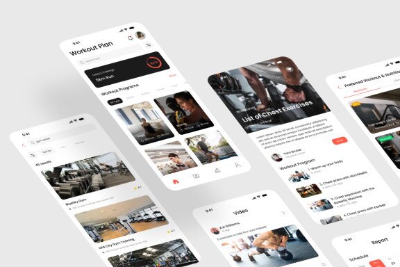 Workout App UI Kit 