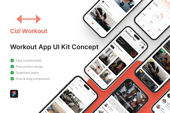 Workout App UI Kit 