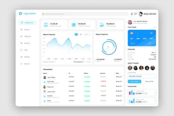 Banking Dashboard UI Kit