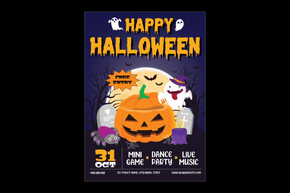 Halloween Day Flyer