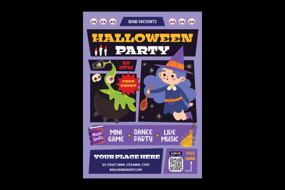 Halloween Party Flyer