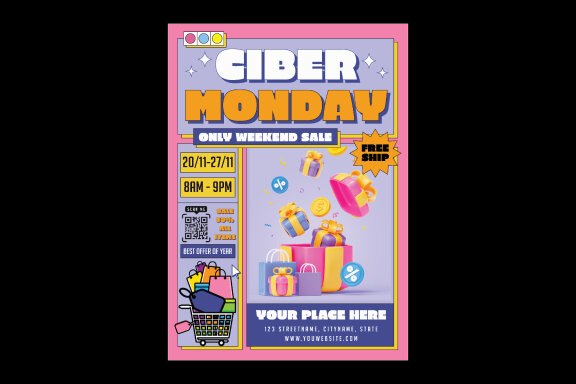 Cyber Monday Flyer