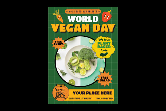 Vegetarian Day Flyer