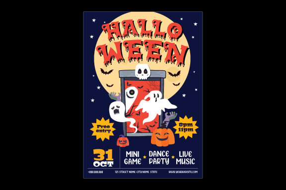Halloween Party Flyer