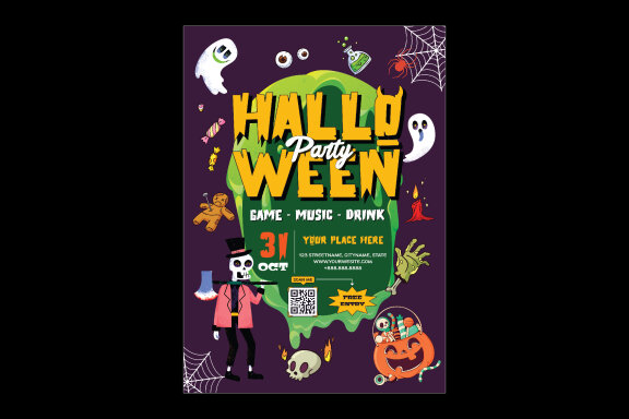 Halloween Party Flyer
