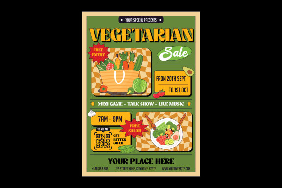 Vegetarian Day Flyer