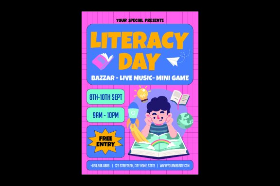 Literacy Day Flyer