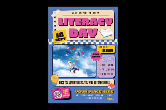 Literacy Day Flyer