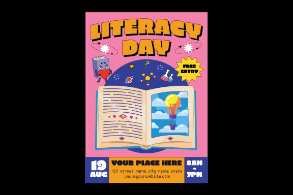 Literacy Day Flyer