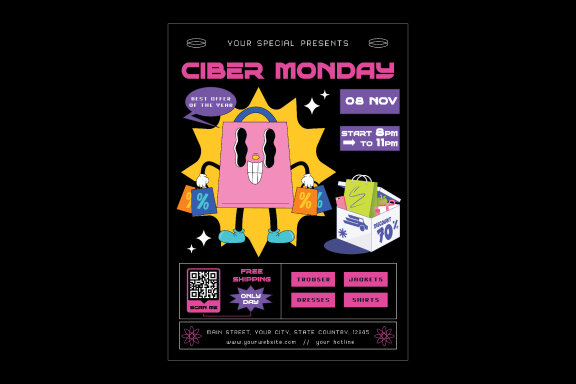 Cyber Monday Flyer