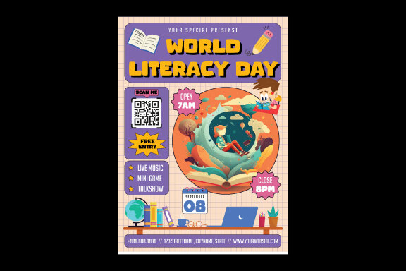 Literacy Day Flyer