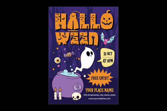 Halloween Day Flyer