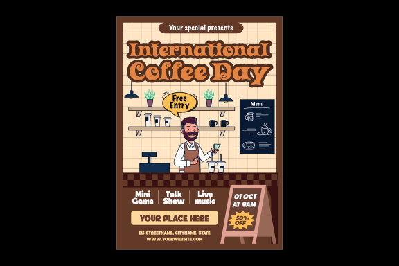 Coffee Day Flyer