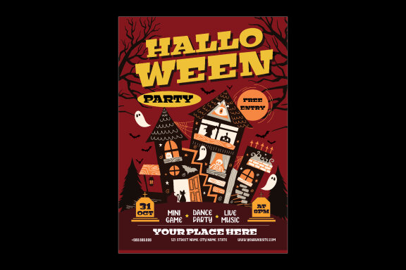 Halloween Party Flyer