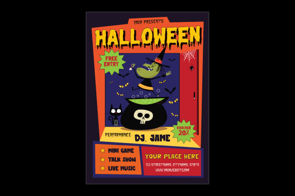 Halloween Party Flyer