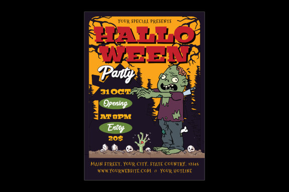 Halloween Party Flyer
