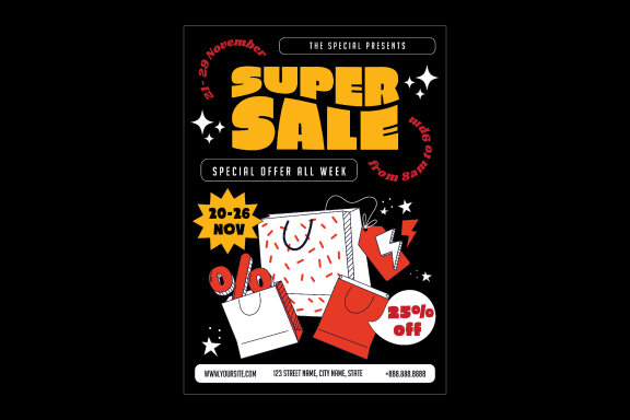 Super Sale Flyer