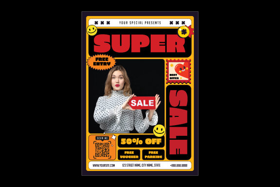 Super Sale Flyer