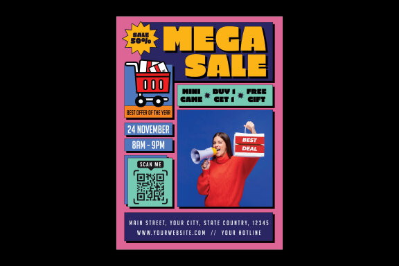 Mega Sale Flyer