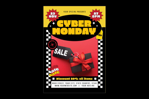 Cyber Monday Flyer