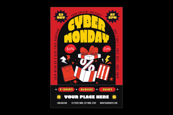 Cyber Monday Flyer