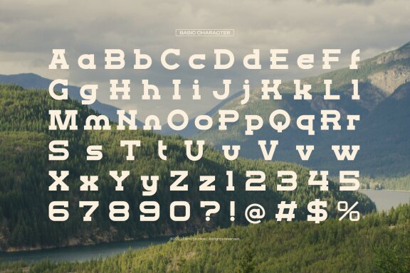 Angkor Strat | Display Slab Typeface