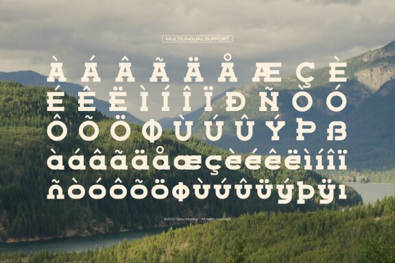 Angkor Strat | Display Slab Typeface