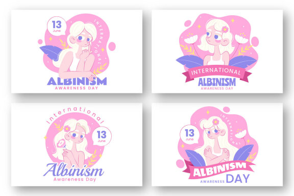 9 International Albinism Awareness Day Illustration