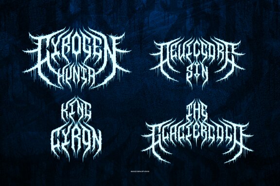 Death Blizard | Death Metal Font