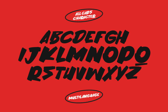 Easto Coma Brush Display Font