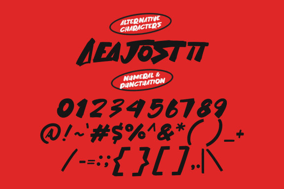 Easto Coma Brush Display Font