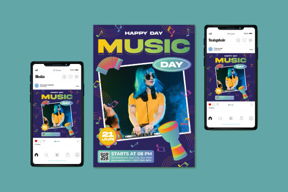 Music Day Flyer