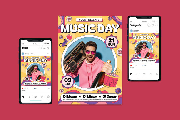 Music Day Flyer