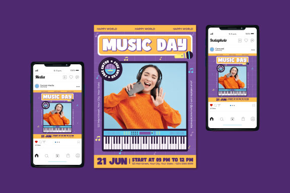 Music Day Flyer