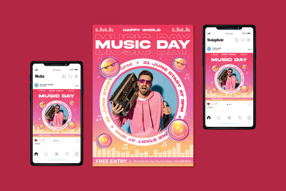 Music Day Flyer