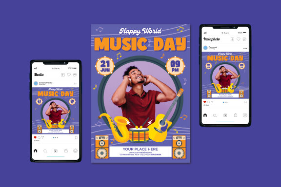 Music Day Flyer