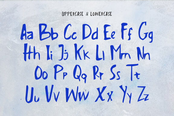 Seora Vister Sanderas Handmade Font Display Brush